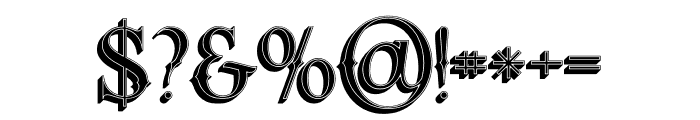 Raven Shadow Font OTHER CHARS