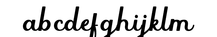 Redland Font LOWERCASE