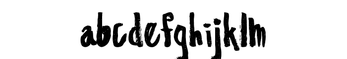 Regolith Font LOWERCASE