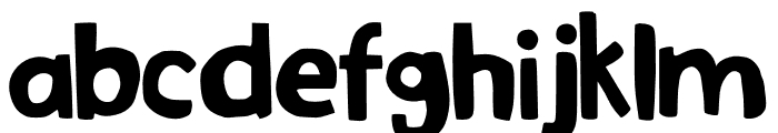 Regular Font LOWERCASE