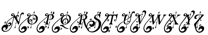 Renaissance Garden Italic Font UPPERCASE