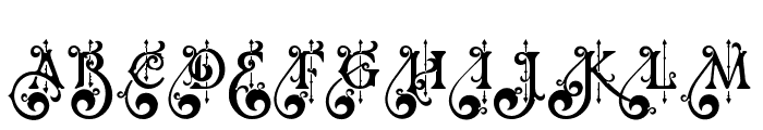 RenaissanceGarden-Regular Font UPPERCASE