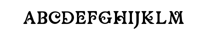 RenaissanceGarden-Regular Font LOWERCASE