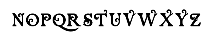 RenaissanceGarden-Regular Font LOWERCASE