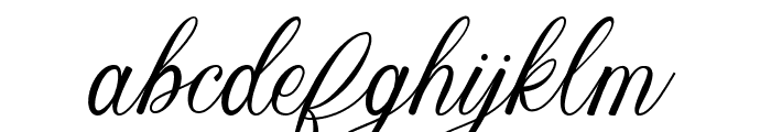 Resillia Italic Font LOWERCASE