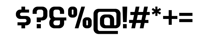 Retrohead Serif Font OTHER CHARS
