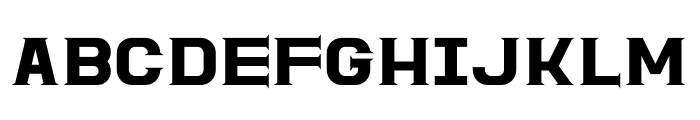 Retrohead Serif Font LOWERCASE