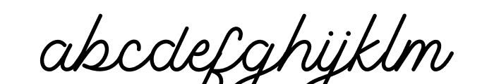 Retylle Solyta Font LOWERCASE