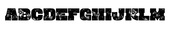 Rhino Grunge Font UPPERCASE