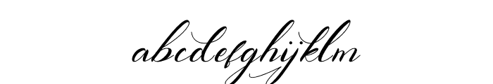 Right Signature Font LOWERCASE