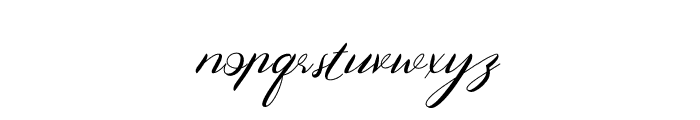 Right Signature Font LOWERCASE