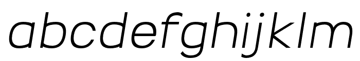 Ripple Italic Font LOWERCASE