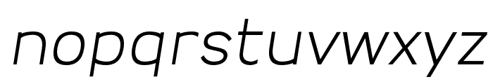 Ripple Italic Font LOWERCASE