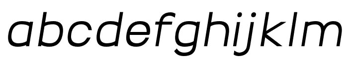 Ripple Medium Italic Font LOWERCASE