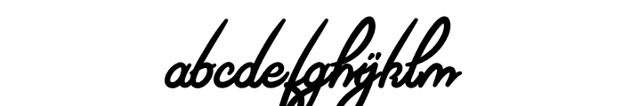 Riviera Signature Font Font LOWERCASE