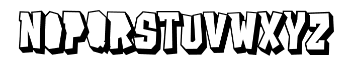 Rockidz 3D 3D Font LOWERCASE