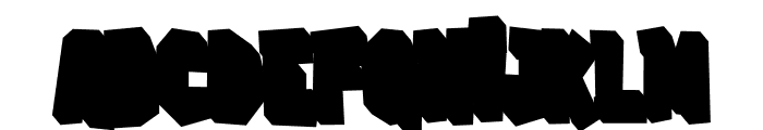 Rockidz Shadow Shadow Font UPPERCASE