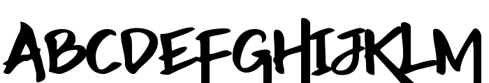 Rockman Font UPPERCASE