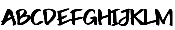 Rockman Font LOWERCASE