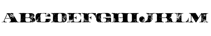 Rodeo Grunge Font LOWERCASE