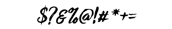 RofiTaste-Italic Font OTHER CHARS