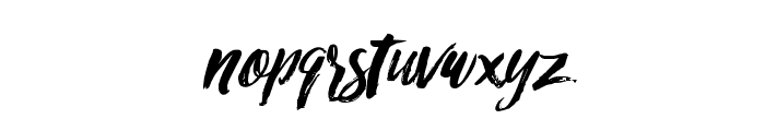 RofiTaste-Italic Font LOWERCASE