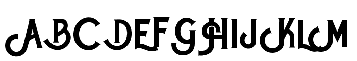 Roister Typeface Font UPPERCASE
