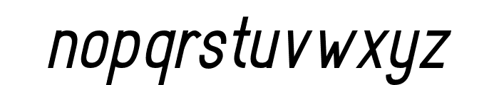 Rotrude-BoldItalic Font LOWERCASE