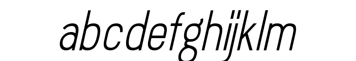 Rotrude-Italic Font LOWERCASE