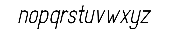 Rotrude-Italic Font LOWERCASE
