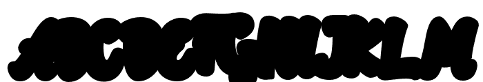 RotterinExtrude-Regular Font UPPERCASE