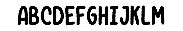 Roughens-Regular Font UPPERCASE