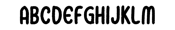 Roughens-Regular Font LOWERCASE
