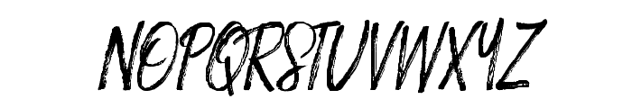 Russell-Alternative-Italic Font UPPERCASE