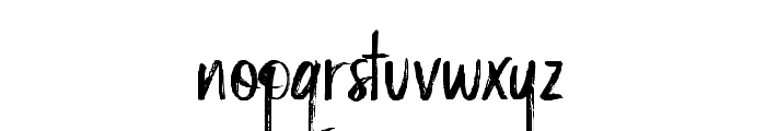 Russell-Alternative Font LOWERCASE