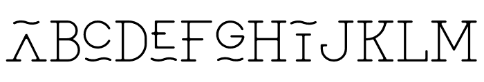 SAILOR Thin Font LOWERCASE