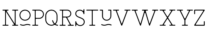 SAILOR Thin Font LOWERCASE