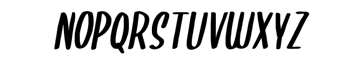 SUBSCRIBER Italic Font UPPERCASE
