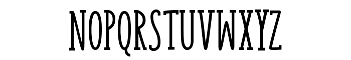 SUNN Line Serif Caps Bold Font LOWERCASE