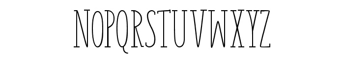 SUNN Line Serif Caps Font LOWERCASE