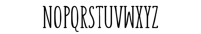 SUNN Serif Caps Font LOWERCASE