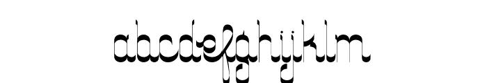 Safi Regular Font LOWERCASE