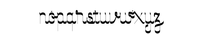 Safi Regular Font LOWERCASE