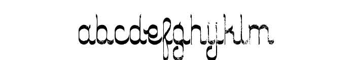 SafiBoldGrunge Font LOWERCASE