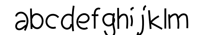 Sangkuriang Bold Font LOWERCASE