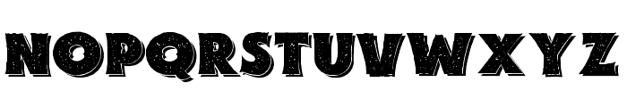 Savath Rust Shadow Font UPPERCASE