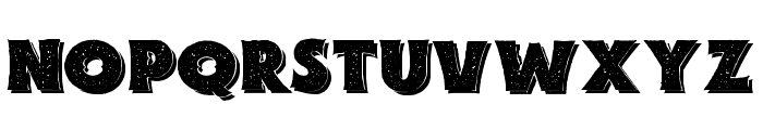 Savath Rust Shadow Font LOWERCASE