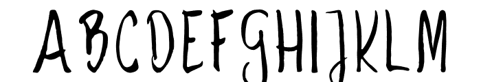 Savory Regular Font UPPERCASE