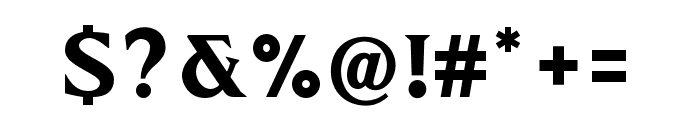 Scarlett Serif Font OTHER CHARS