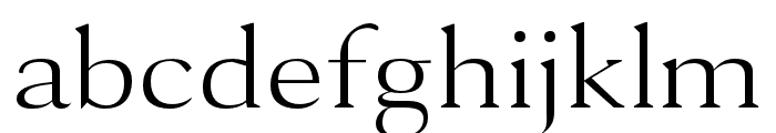 Selma light Font LOWERCASE